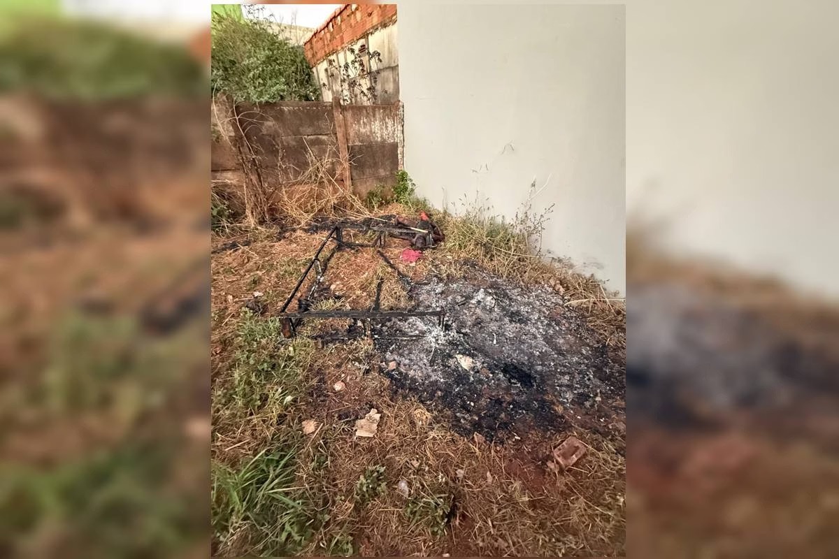 imagem do local onde o corpo de Monara foi encontrado