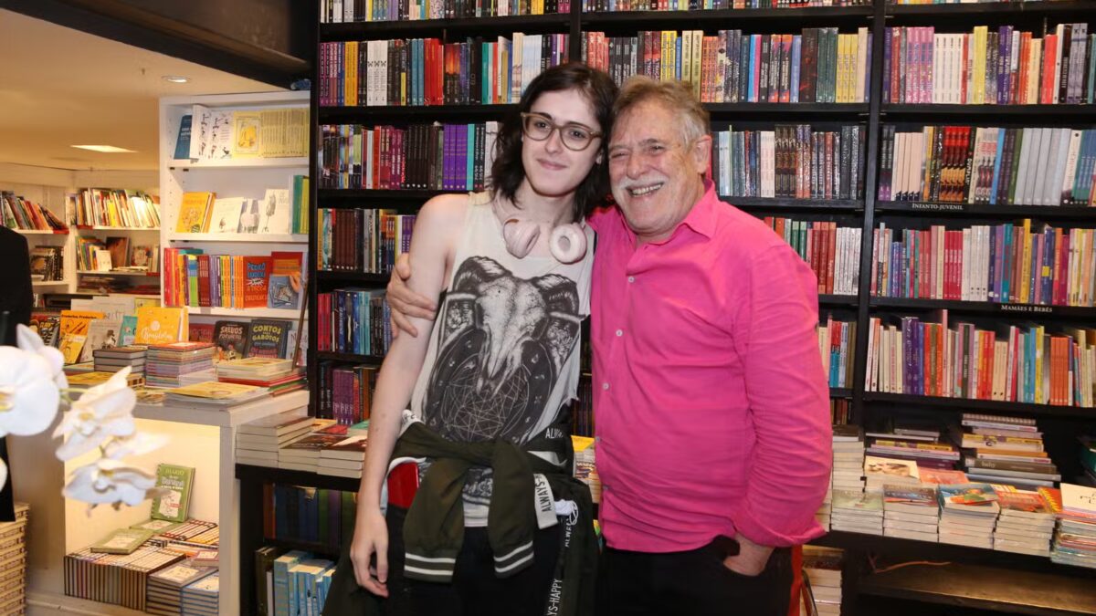 Beatriz, de 25 anos, é a caçula do ator e mora nos Estados Unidos José de Abreu reage após filha trans posar com a namorada; veja