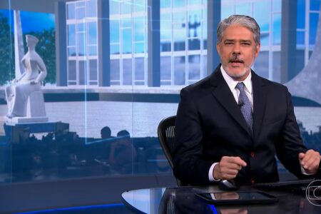 Filha de William Bonner registra bastidores da despedida do pai do "Jornal Nacional"