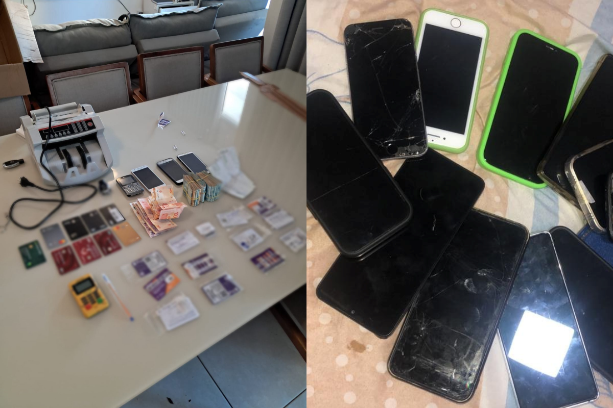 Imagem das apreensões