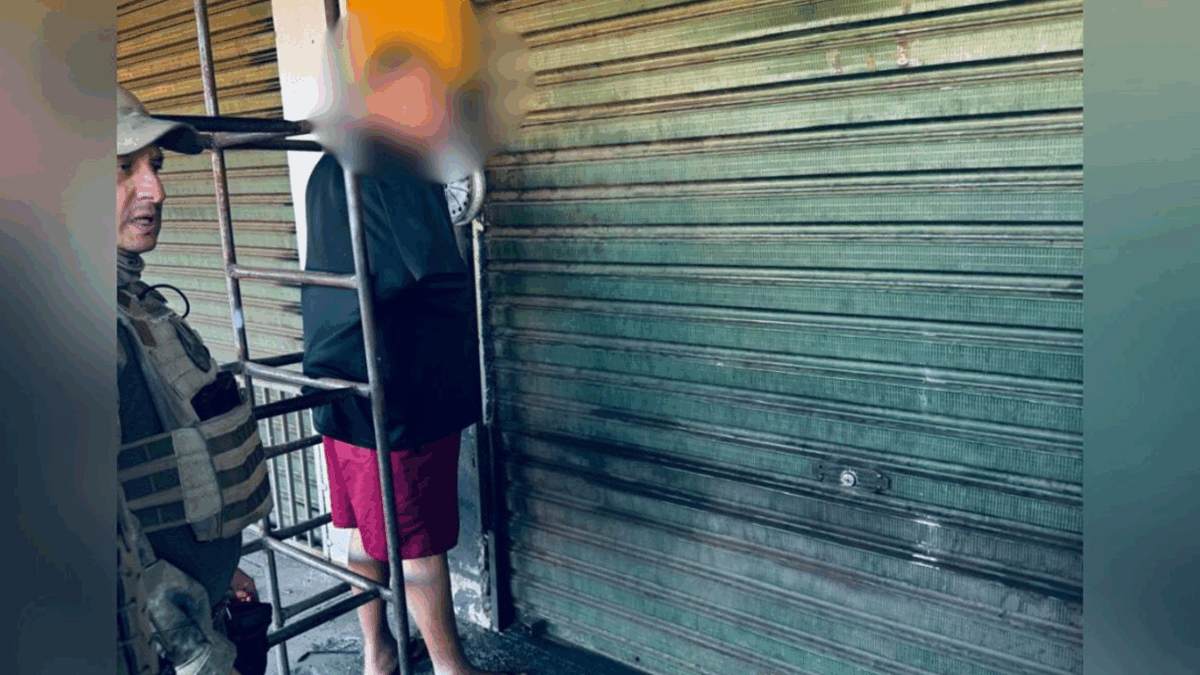 Preso suspeito de matar policial em Aparecida de Goiânia (Foto: Divulgação PCGO)