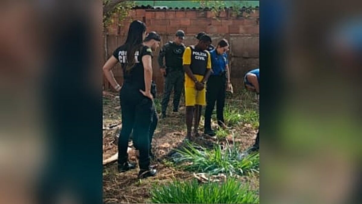 Local da reconstituição da morte de Monara Gouveia (Divulgação PCGO)