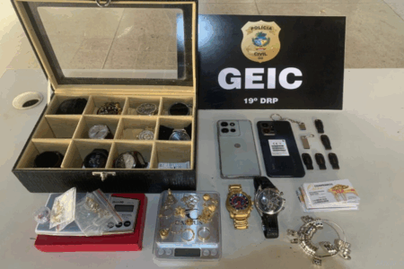 Homem é preso por furto de joais avaliadas em R$ 10 mil (Foto: Divulgação)