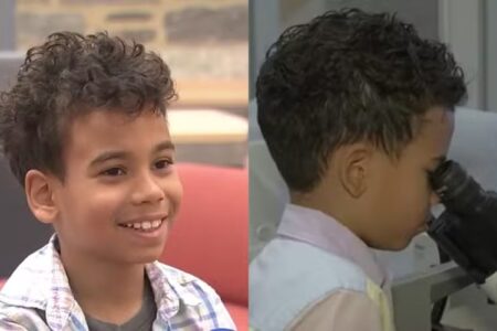 Menino de 9 anos começa curso de neurociência em faculdade; sonho é ser cirurgião Aiden Wilkins Ursinus College