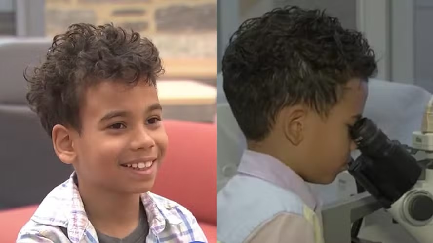 Menino de 9 anos começa curso de neurociência em faculdade; sonho é ser cirurgião Aiden Wilkins Ursinus College