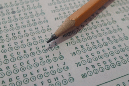 Imagem do gabarito de uma prova