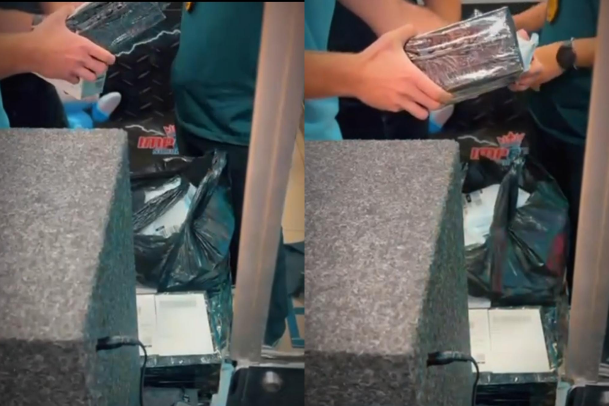 Imagem da busca e apreensão