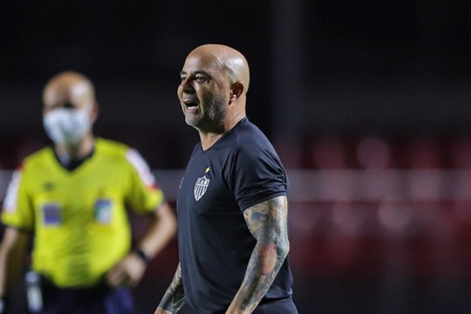 Sampaoli em sua primeira passagem pelo Atlético Mineiro