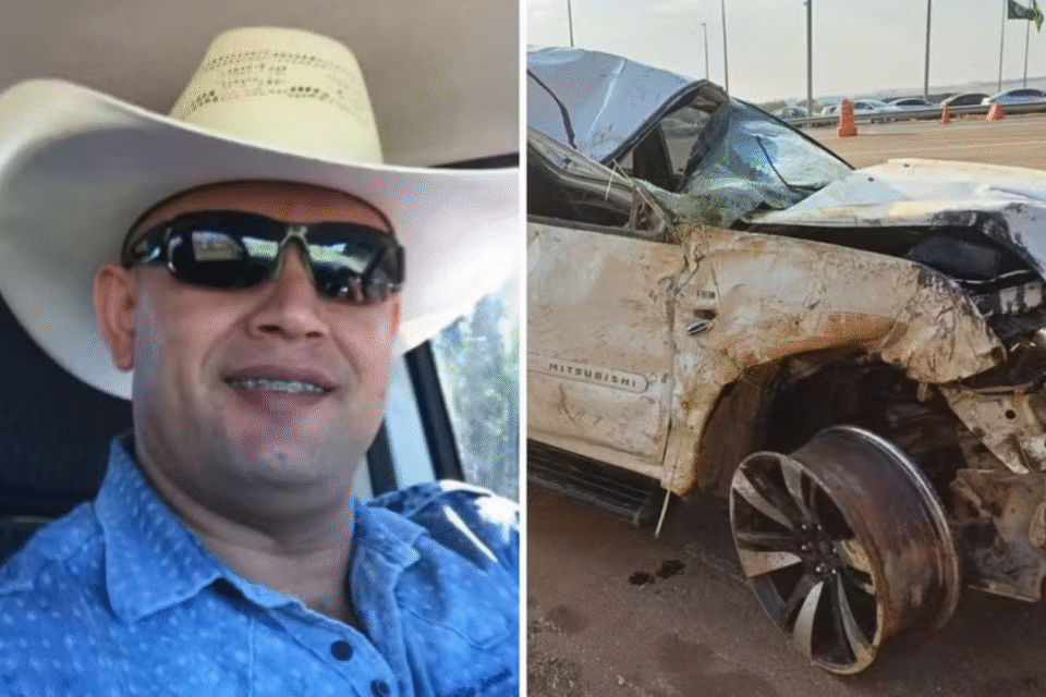 Empresário morre após caminhonete capotar na BR-060 entre Anápolis e Abadiânia