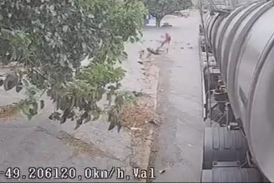 Imagem das câmeras de segurança