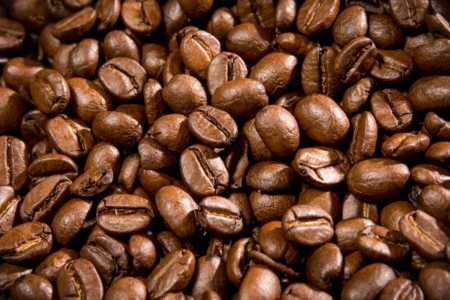 Imagem de grãos de café