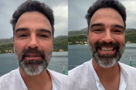 Com novo visual, Tadeu Schmidt abre álbum de fotos na Croácia e revela conexão com o país