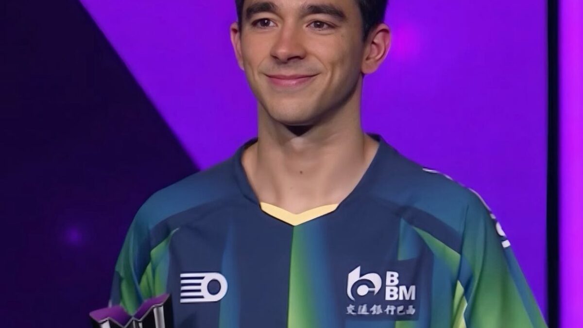 Hugo fica com a prata, mas sobe para terceiro no ranking mundial