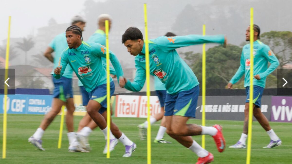Seleção brasileira começa preparação para dois últimos jogos da Eliminatórias