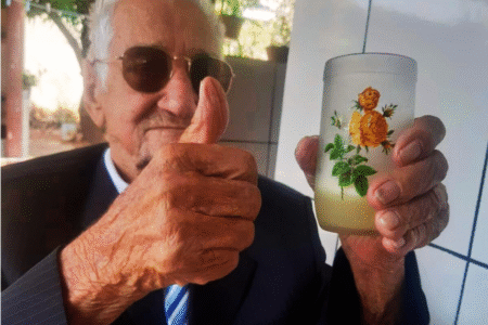 Divórcio de idoso de 100 anos revolta família em Inhumas (Foto: arquivo pessoal)