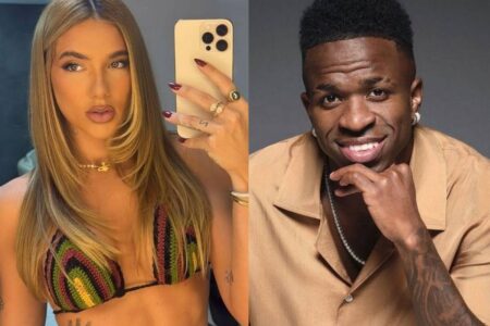 Virginia esclarece viagens a Madrid e comenta relação com Vini Jr.