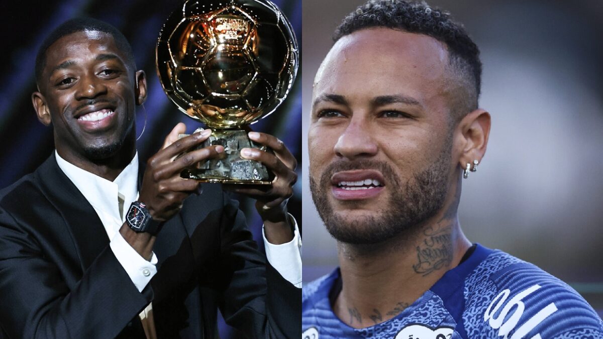 Web recupera publicação em que Neymar ri de Dembélé, vencedor da Bola de Ouro francês conquistar feito nunca alcançado pelo brasileiro