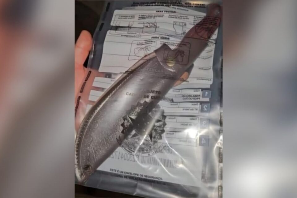 Imagem da faca usada