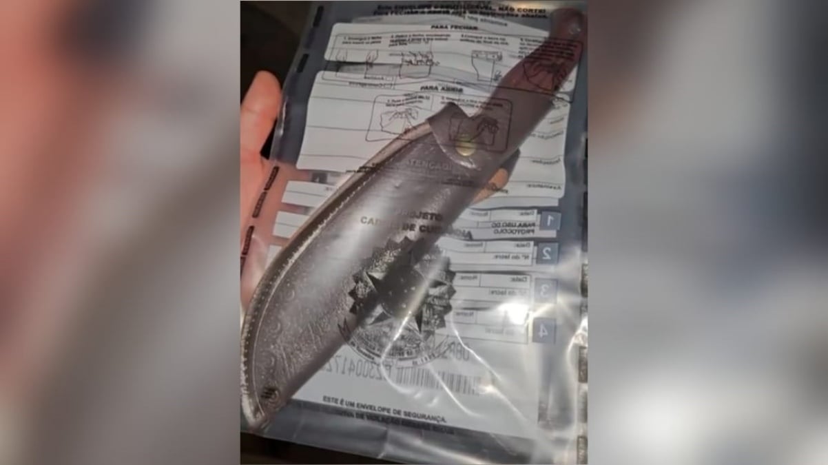 Imagem da faca usada