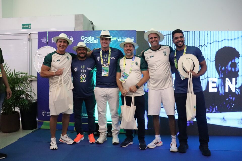 Representantes goianos da escolha de Goiás como sede do JUB’s 2026