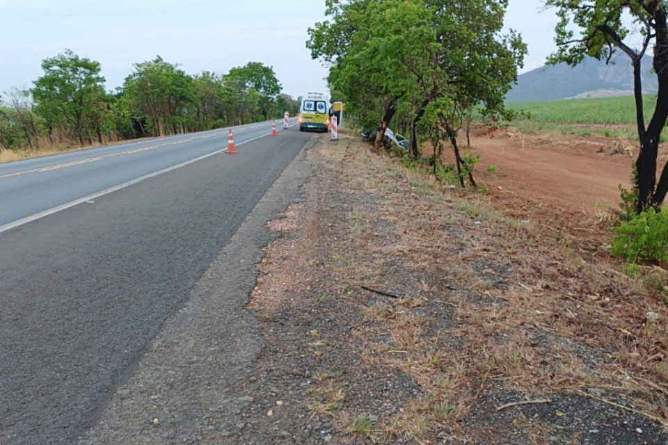 Imagem do local do acidente