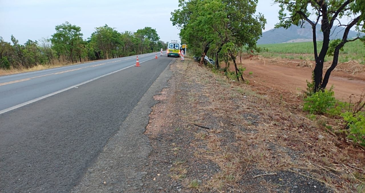 Imagem do local do acidente