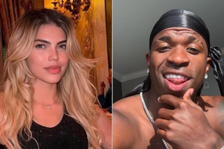 Modelo brasileira divulga prints com Vini Jr. durante rumores de affair com Virginia Fonseca; veja