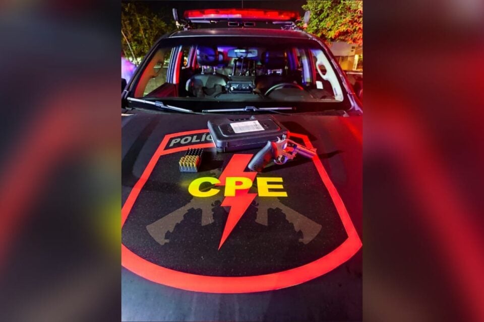 Imagem dos objetos apreendidos