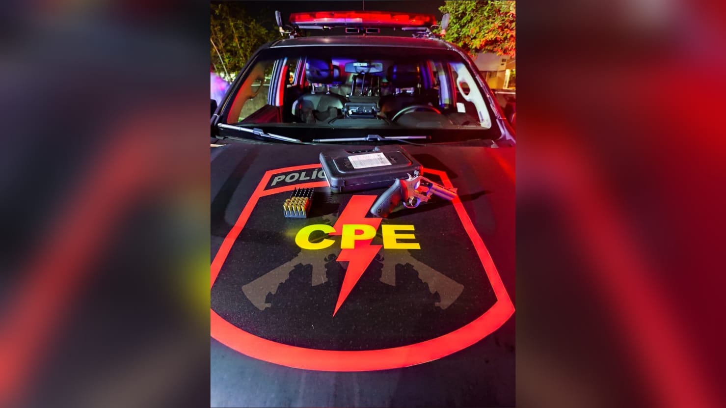 Imagem dos objetos apreendidos