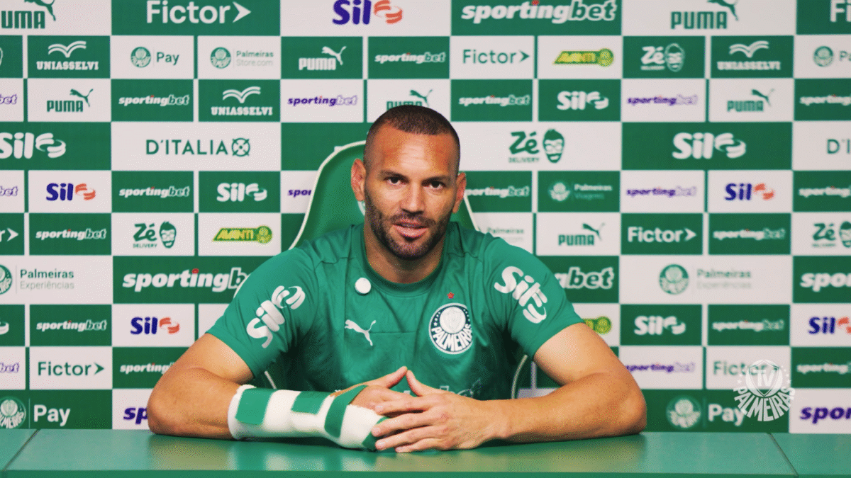 Weverton, goleiro do Palmeiras