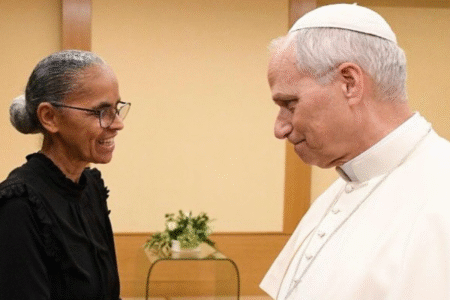 Debate sobre meio ambiente reúne Marina, papa Leão e Schwarznegger (Foto: Divulgação)