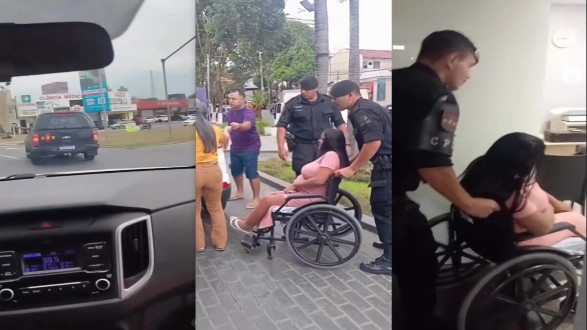 PM escolta grávida em trabalho de parto em Goiânia (Foto: PM)