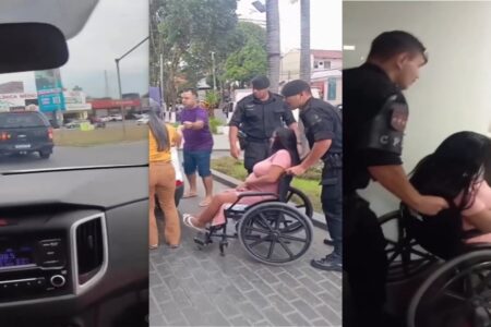 PM escolta grávida em trabalho de parto em Goiânia (Foto: PM)