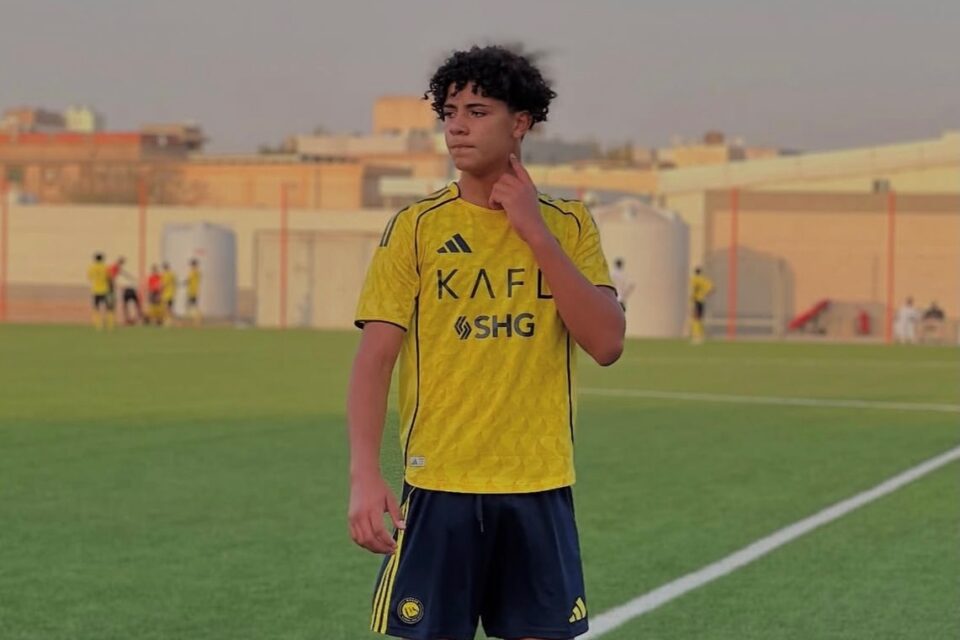 Cristiano Ronaldo Jr em partida pelo Al Nassr