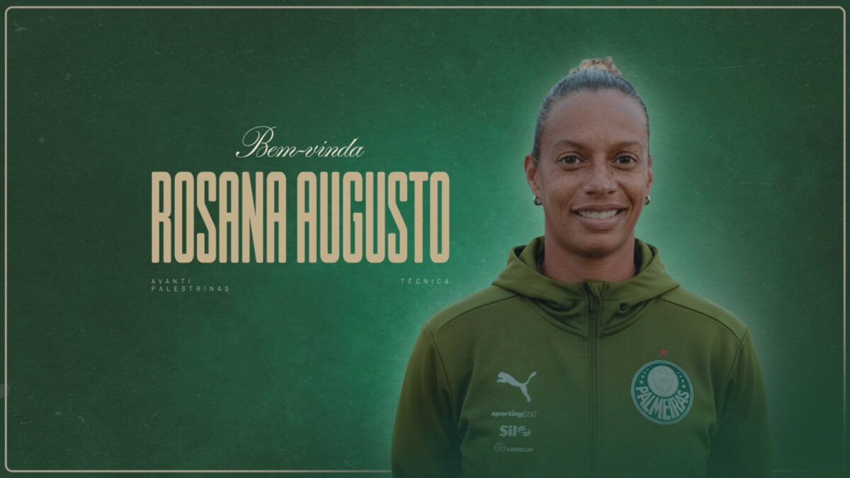 Rosana Augusto, nova treinadora do Palmeiras