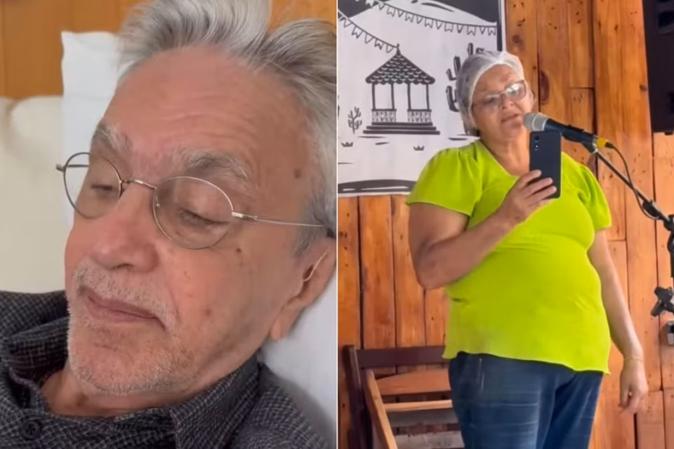 Caetano Veloso se emociona ao ver senhora cantar 'Força estranha', e famosos comentam: 'Caiu uma lágrima'