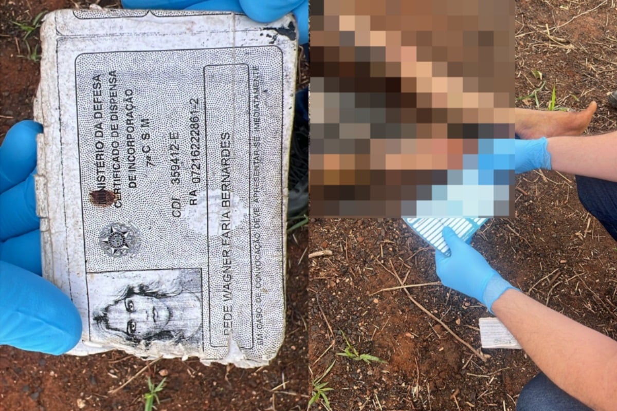 Imagem do local do crime