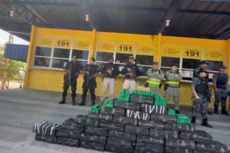 Motorista é preso com uma tonelada de maconha escondida em carga de flocão de milho na GO-070, em Goianira
