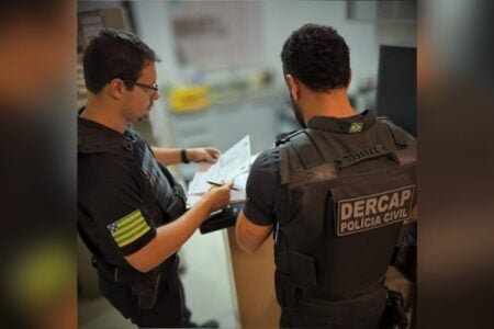 Imagens da operação