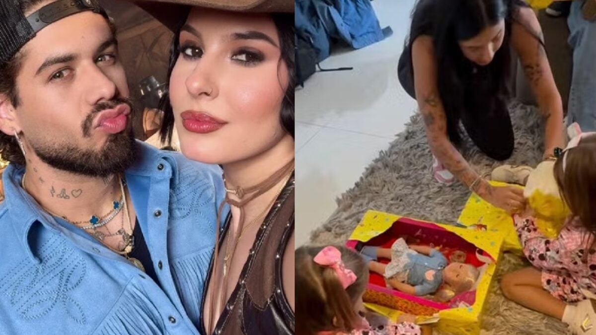 Veja quanto custa a boneca que Ana Castela deu para Maria Flor, filha de Zé Felipe e Virginia Presente faz parte de uma linha colecionável