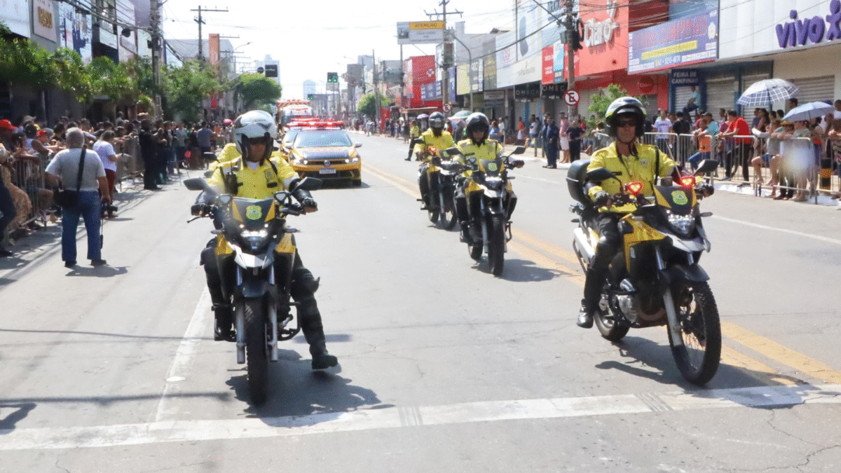 Desfile cívico-militar altera trânsito na Avenida 24 de Outubro para comemoração dos 92 anos de Goiânia (Foto: Divulgação/SET)