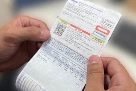 Imagem mostra boleto emitido pela Equatorial Energia