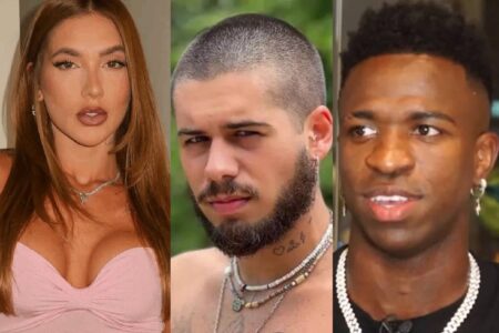 Virginia planeja viagem com os filhos para ver Vini Jr; Zé Felipe reage à decisão Influenciadora pretende levar as crianças para Madrid