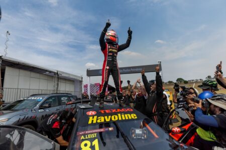 Arthur Leist, vencedor da corrida sprint no Velocitta