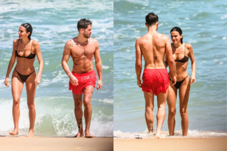 Bruna Marquezine e João Guilherme curtem sábado juntos na praia em meio a rumores de reconciliação (Foto: AgNews)