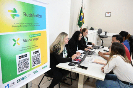 Imagem de uma edição do feirão de empregos