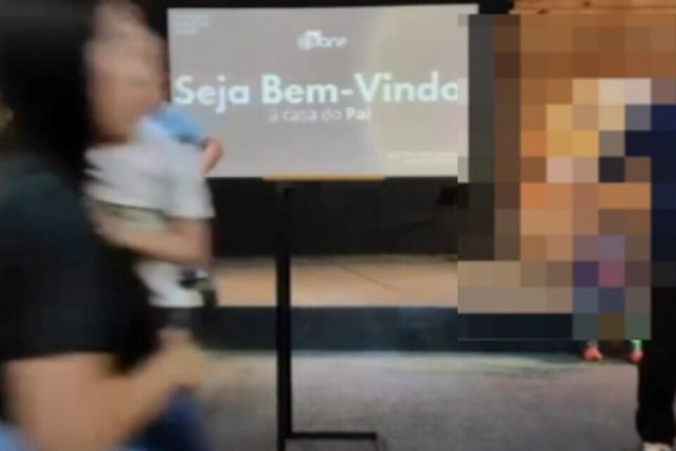 Imagem das pessoas correndo