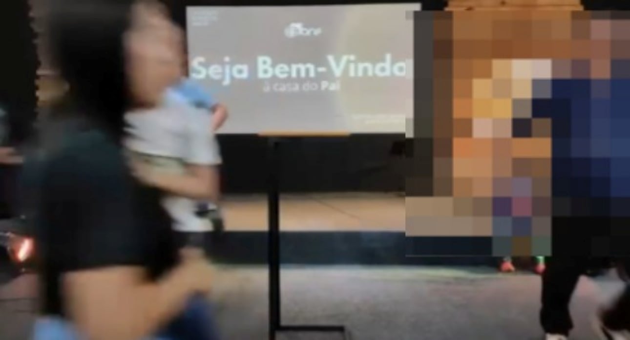 Imagem das pessoas correndo