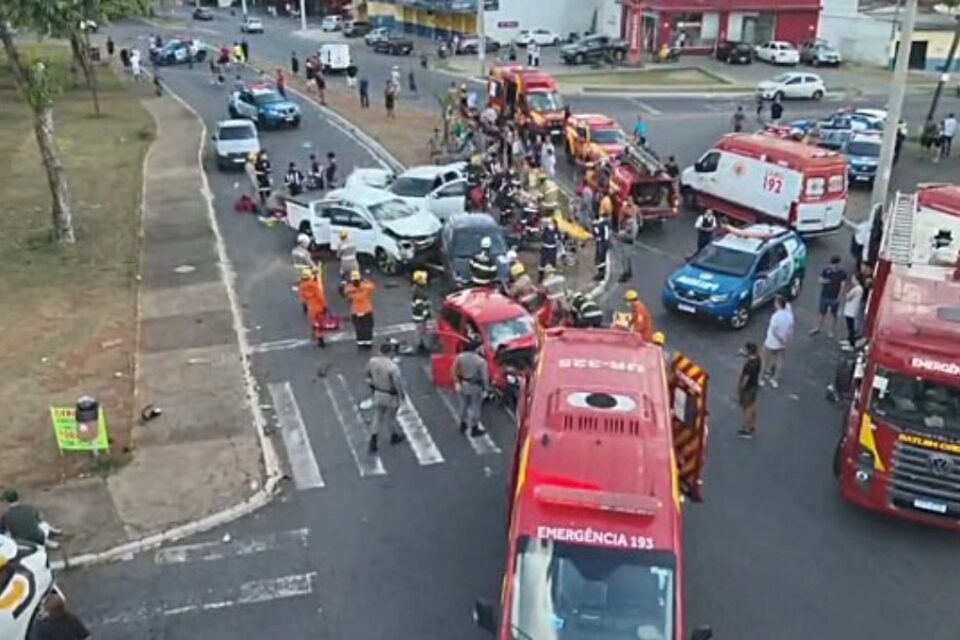 Imagem do local do acidente