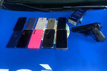 Homem é preso por roubar celulares em Aparecida de Goiânia e aparelhos são encontrados com idoso de 69 anos